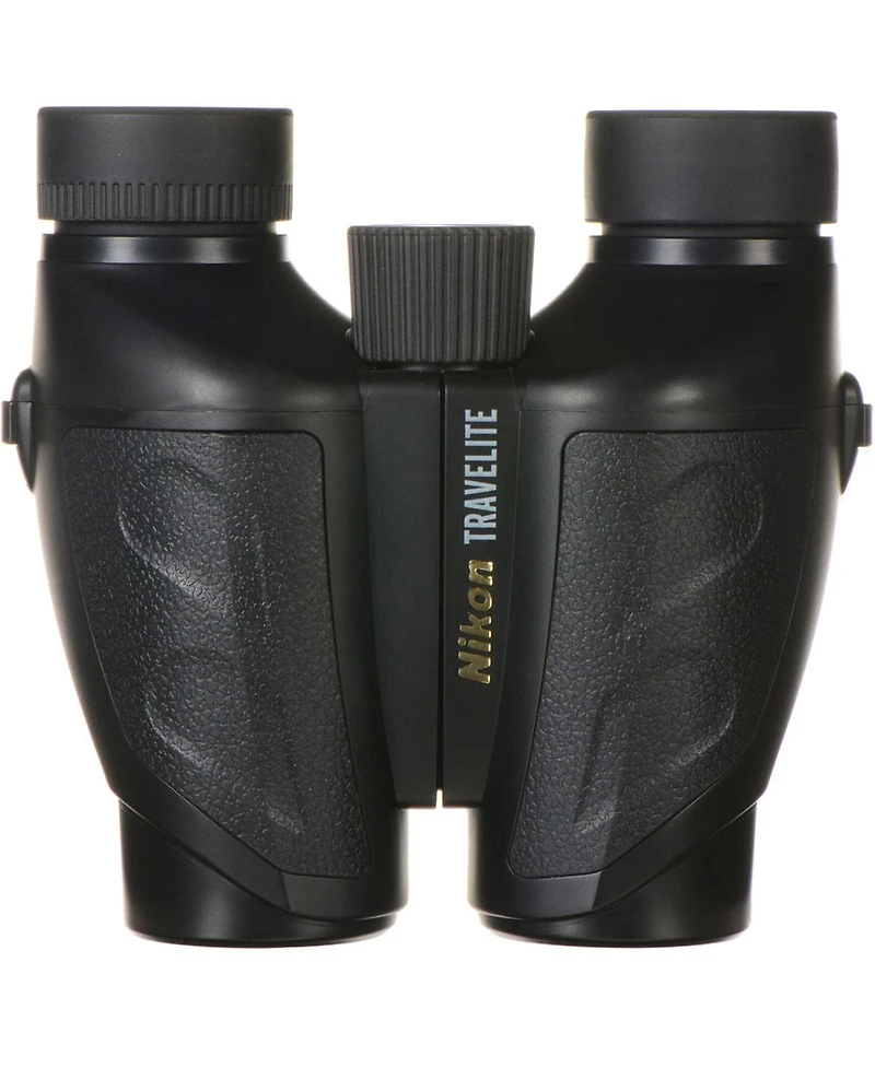 Nikon 12x25 Travelite Vi Weather Resistant Porro Prism Binocular with 4.2 Degree Angle of View, Black