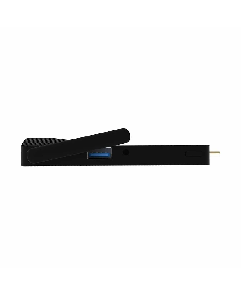 Azulle Access Pro Fanless Mini Pc Stick, Intel N100 0.8GHz, 8GB Ram, 128GB eMMC, Windows 11 Pro with Zoom Software