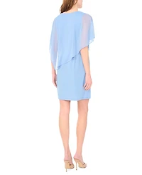 Msk Women's Crew Neck Short Dress