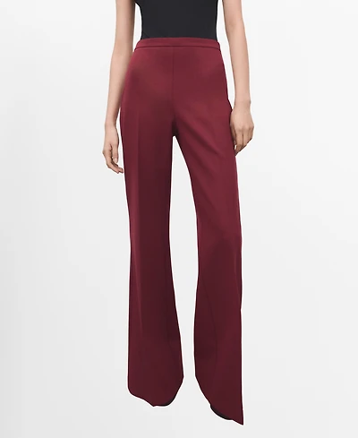 Mango Women's Wide Leg Suit Pants