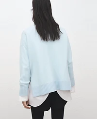 Mango Women's Slit Knitted Sweater