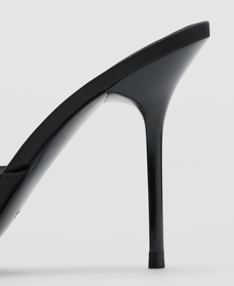 Mango Women's Satin High-Heeled Sandals