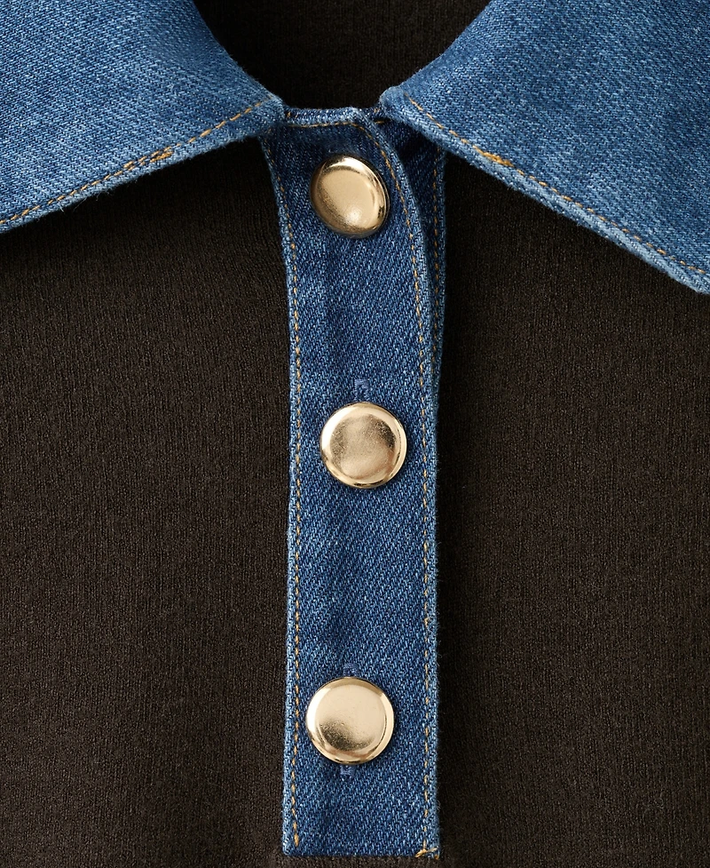 Mango Women's Combined Shirt-Collar Sweater