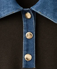 Mango Women's Combined Shirt-Collar Sweater