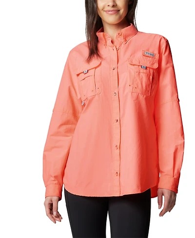 Columbia Women's Bahama Ii Roll-Up Long-Sleeve Top