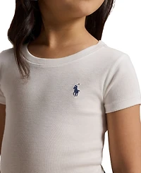 Polo Ralph Lauren Toddler and Little Girls Cotton Jersey Short Sleeve T-shirt