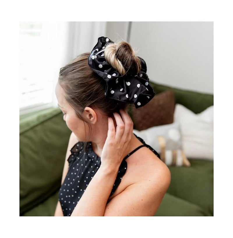 Draft - Headbands of Hope Women's Oversized Satin Scrunchie Duo