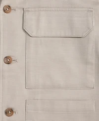 Mode of One Men's Relaxed-Fit Twill Shirt Jacket, Macy's Exclusive