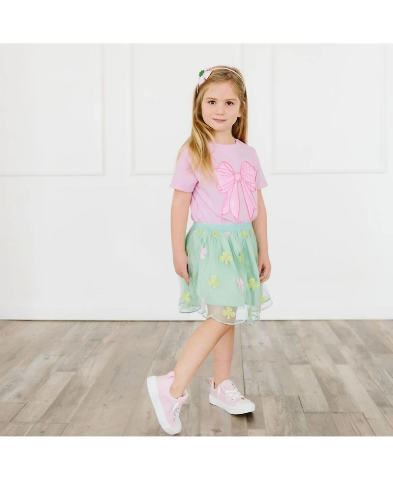 Sweet Wink Big Girls Shamrock Sequin St. Patrick's Day Tutu