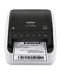 Brother QL1110NWBC 5.9 in. x 6.7 in. x 8.7 in. 69 Labels/Min Print Speed Wide Format Professional Label Printer