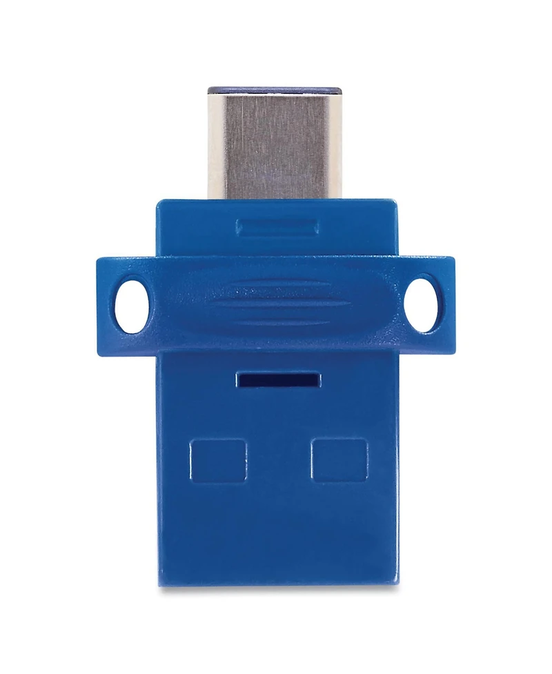 Verbatim 99154 Store n' Go 32 Gb Dual Usb 3.0 Flash Drive for Usb-c Devices - Blue