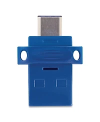 Verbatim 99154 Store n' Go 32 Gb Dual Usb 3.0 Flash Drive for Usb-c Devices - Blue