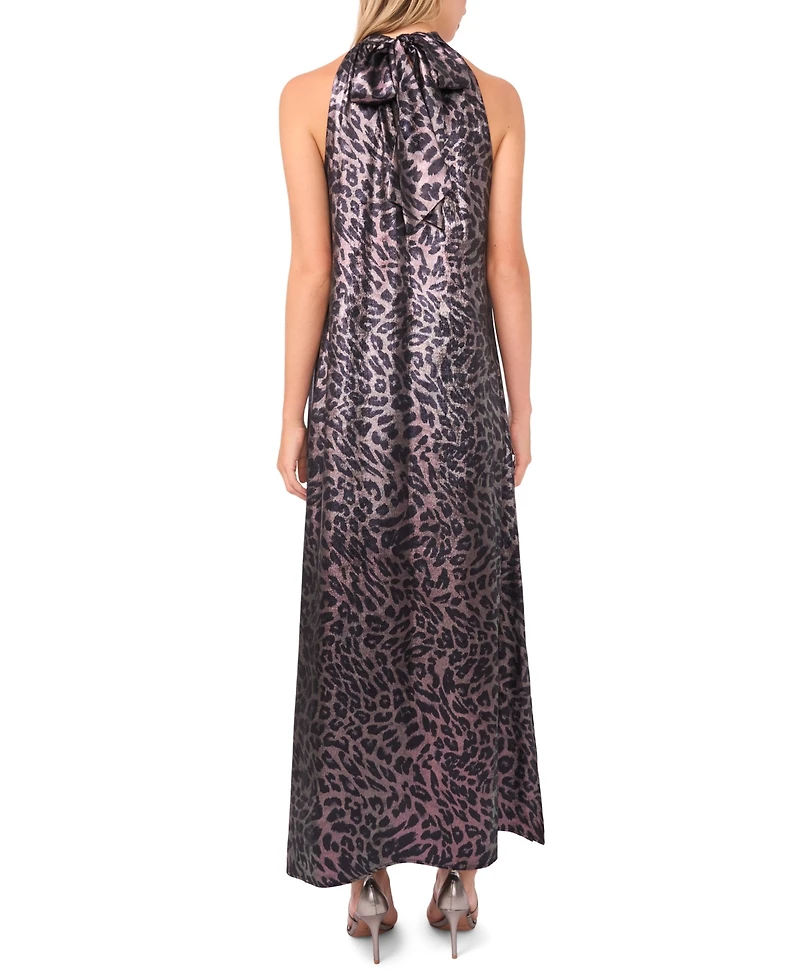 Vince Camuto Women's Halter High-Neck Maxi Dress