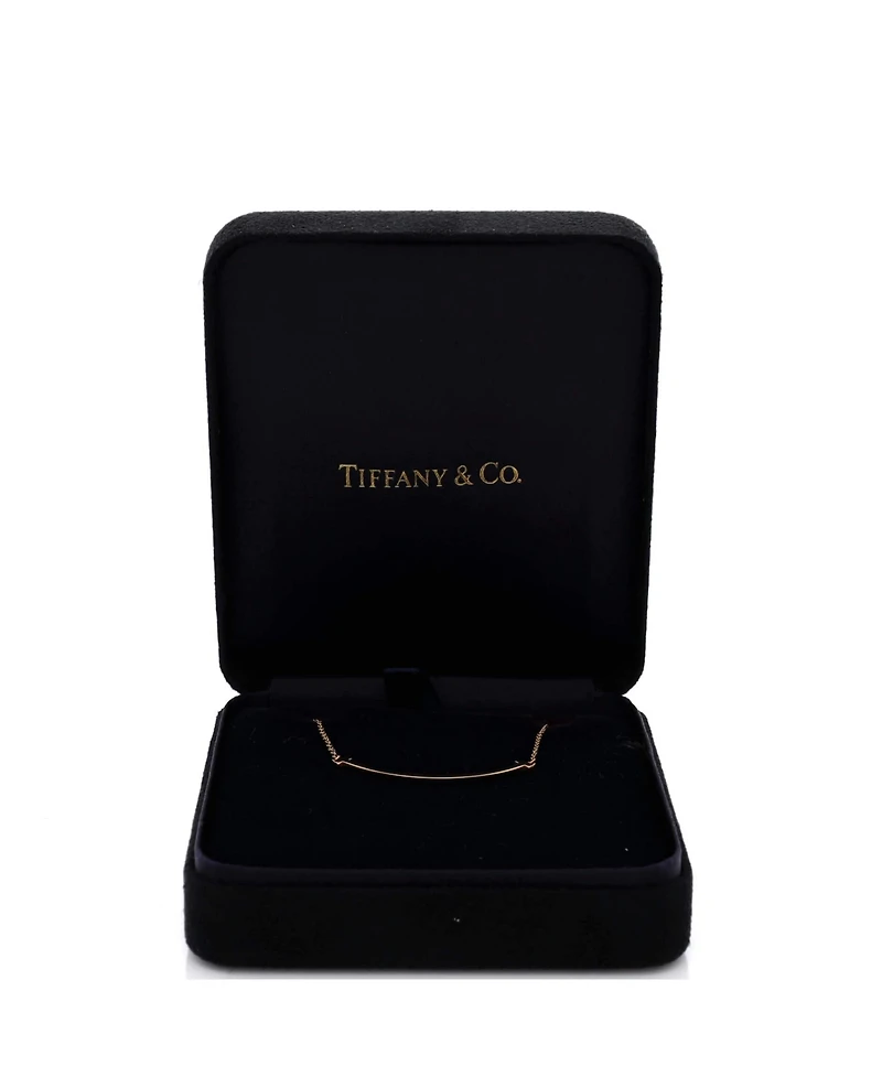 Pre-Owned Tiffany & Co T Smile Pendant Necklace