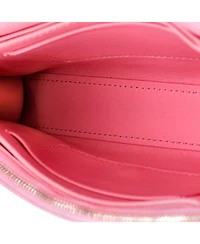 Pre-Owned Balenciaga Xs Crush Chain Flap Bag Quilted Crushed Calfskin