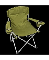Camp & Go 3 x 2 x 3 ft Green Heavy Duty Folding Quad Chair