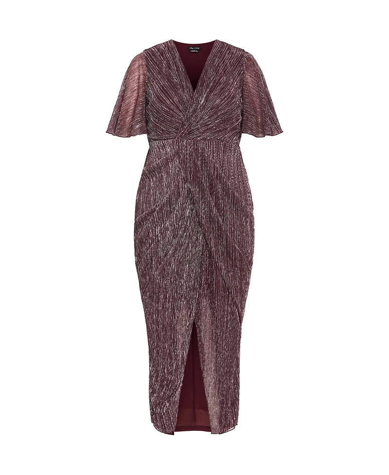 City Chic Women's Lily Sparkle Maxi Dress