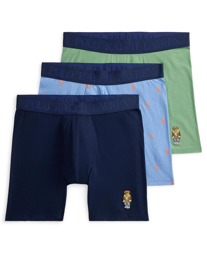 Polo Ralph Lauren Men's Boxer Briefs Gift, 3-Pack Set
