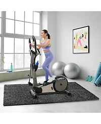 Draft - Sorbus 6 Interlocking Gym Floor Mat 1/2" Thick Rubber Top High-Density Eva Foam (24 Sq Ft) for Yoga, Heavy Exercise Equipment