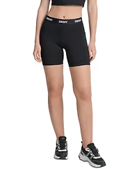 Dkny Women's Balance Compression Super High-Rise 6 Bike Shorts