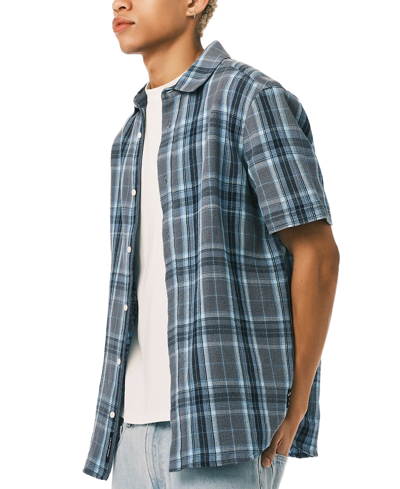 Buffalo David Bitton Men's Sulian Short-Sleeve Plaid Shirt
