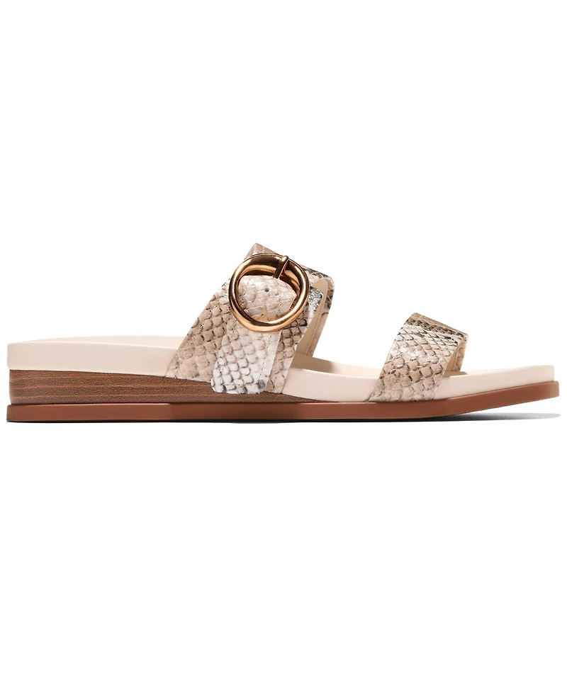 Cole Haan Women's Oaklynn Double Band Slip-On Footbed Sandals
