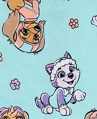 Paw Patrol Girls' Toddler 2T-4T Graphic Tops, Shorts and Pants, 4-Piece Pajama Set