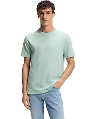 Boss by Hugo Men's Slub-Cotton Logo Detail T-Shirt