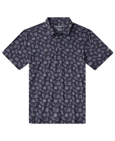 Chubbies Men's Shell Yeah Performance Short-Sleeve Polo Shirt