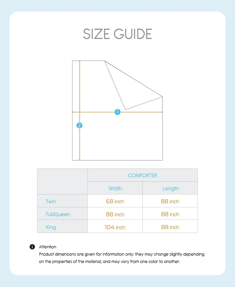C&C California Soft Baffle Box Comforter, Full/Queen