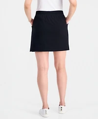 Style & Co Petite Drawstring-Waist Knit Skort, Macy's Exclusive