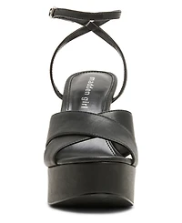 Madden Girl Women's Amber Round Toe Platform Dress Sandals