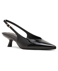 Madden Girl Women's Slingback Kitten-Heel Pumps
