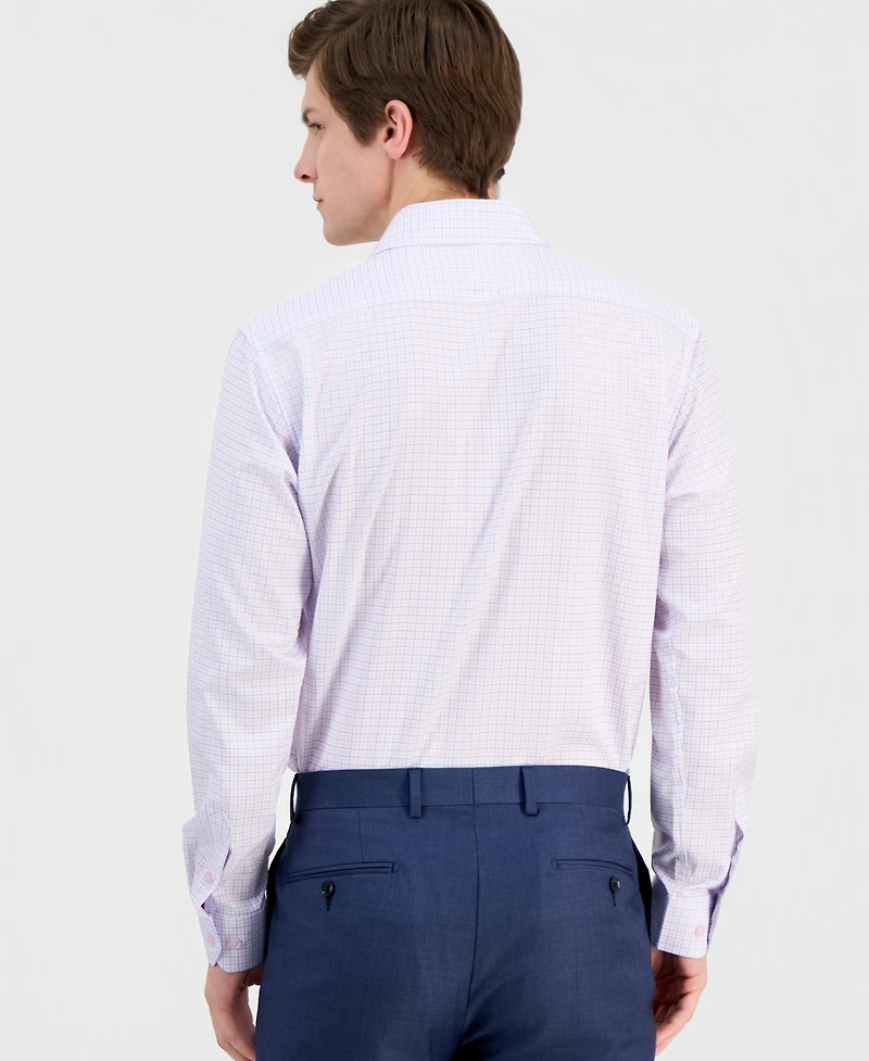 Dylan Park Men's Slim-Fit Performance Four-Way Stretch Dress Shirt