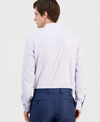 Dylan Park Men's Slim-Fit Performance Four-Way Stretch Dress Shirt