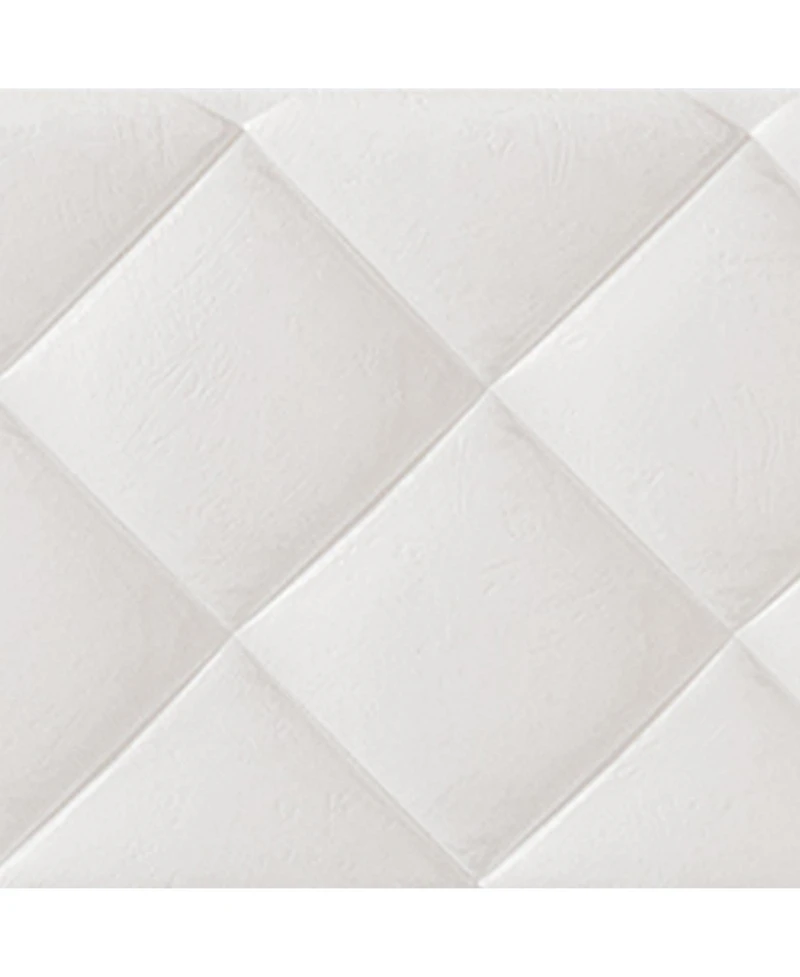 gaomon King Velvet Bed Frame, Diamond Tufted Headboard, Upholstered Platform, No Box Spring