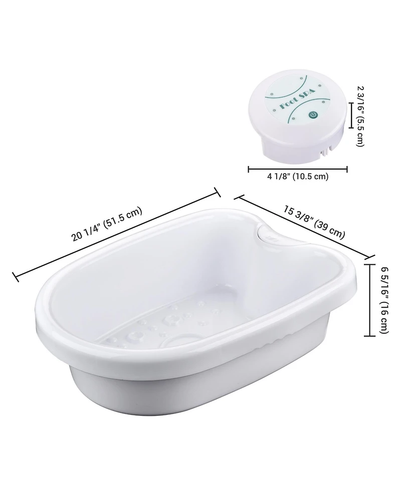 Byootique Ionic Detox Foot Bath Spa Machine with 6 Pack Round Arrays for Ionic Detox Foot Bath Spa Cleanse Machine Replacement