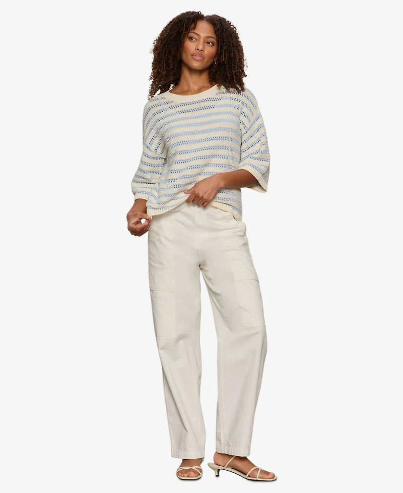 Sanctuary Women's Elle Bell-Sleeve Crew Neck Sweater T-Shirt