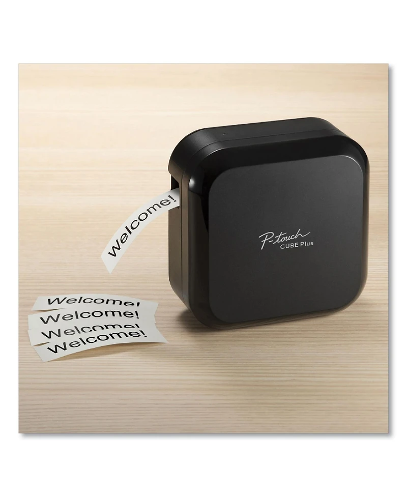 Brother P-Touch Pt-P710BT Cube 5 in. x 2.6 in. x 5 in. 20 mm/s Print Speed Wireless Label Maker