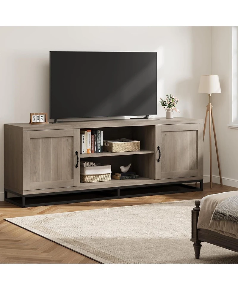 gaomon Farmhouse Tv Stand Entertainment Center, for Living Room & Bedroom