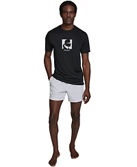 Karl Lagerfeld Paris Men's Short-Sleeve Icon Rashguard