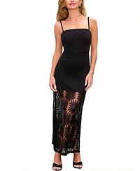 Cupshe Women's Total Angel Black Midi Beach Dress