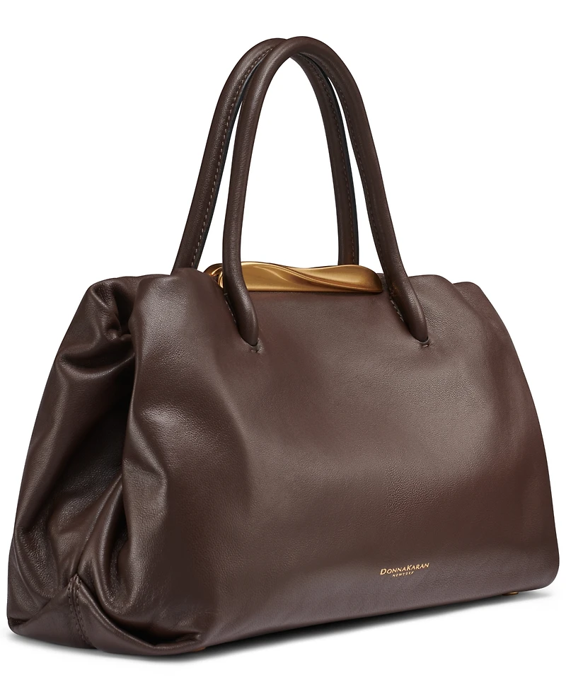 Donna Karan New York Poplin Satchel Bag