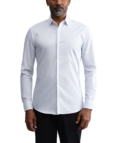 Calvin Klein Men's Kinetic Stretch Spread Collar Dress Shirt