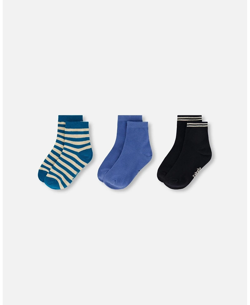 Deux par Boys Socks (3 Pairs) Set