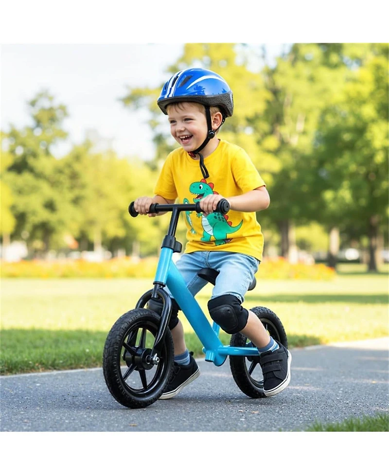 Mecale Lightweight Toddler Balance Bike No Pedal Training Bicycle-Blue