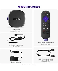 Roku Ultra 4K Streaming Player (2024) - Black