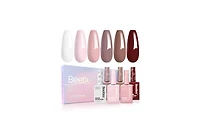 Beetles Neutral Gel Nail Polish Set – 6 Colors