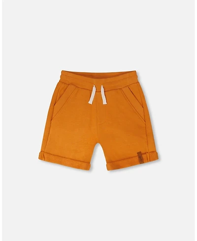 Deux par Deux Toddler Boys French Terry Shorts Orange - Toddler|Child