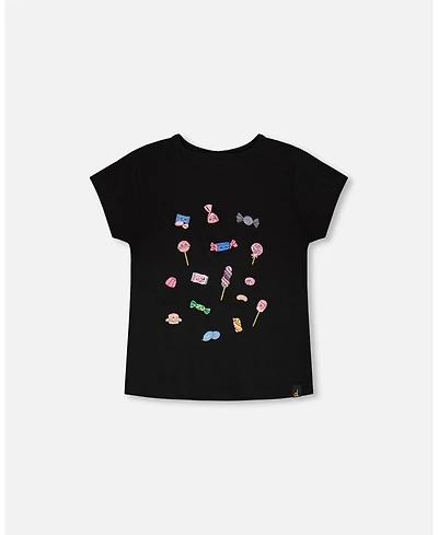 Deux par Big Girls Cotton Jersey T-Shirt